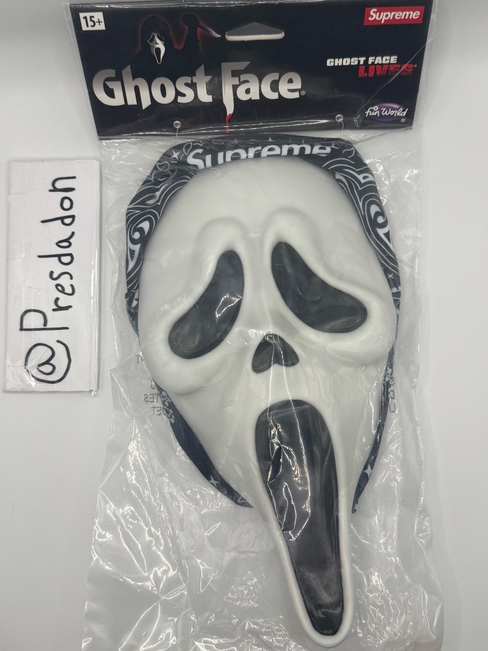 Supreme X Ghost Face mask